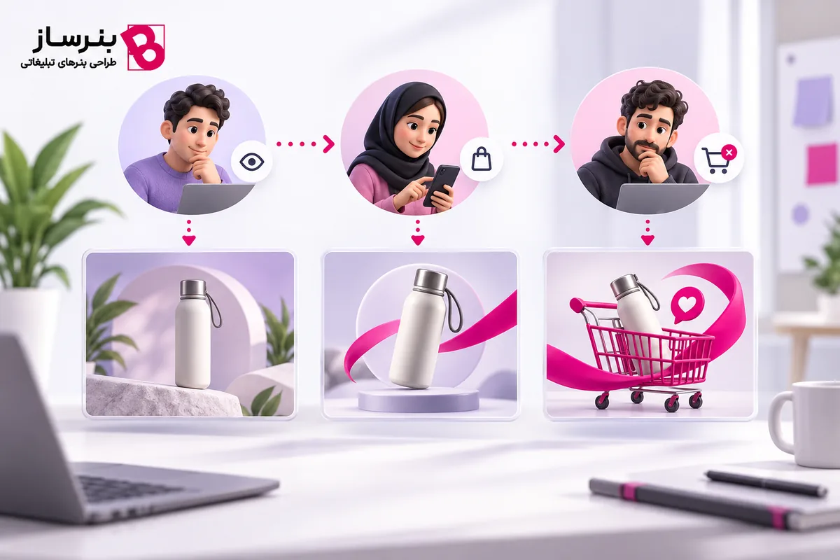 نقشه پیام متفاوت برای کاربران در مراحل مختلف ریتارگتینگ